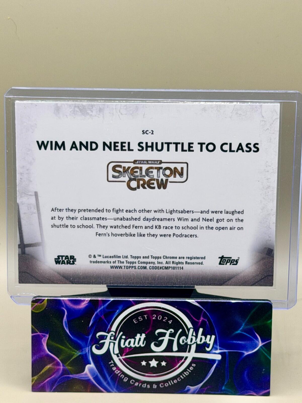 2025 Topps Chrome Star Wars - #SC-2 Wim and Neel - Skeleton Crew