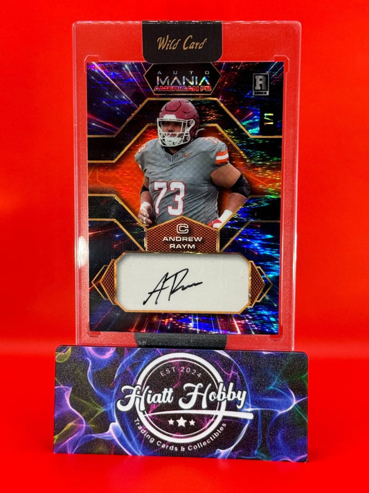 2024 Wild Card Auto Mania Fireworks Stealth Foil Andrew Raym #AMAH-AR - 1/1