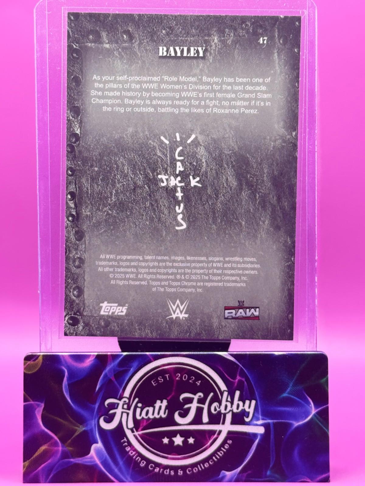 2025 Topps Chrome Cactus Jack WWE - Bayley #47