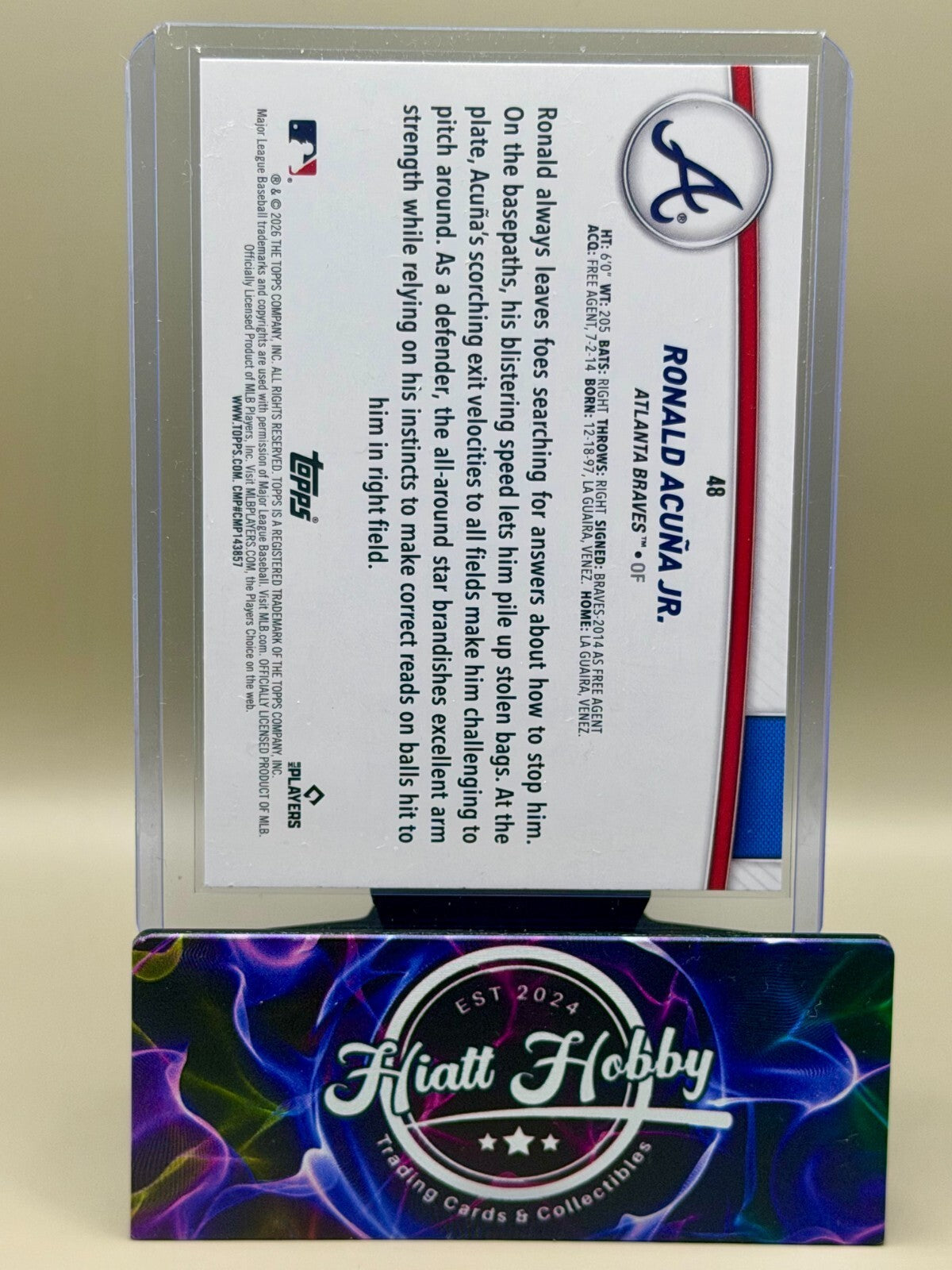 2026 Topps Series 2 Flagship Collection - #48 Ronald Acuna Jr