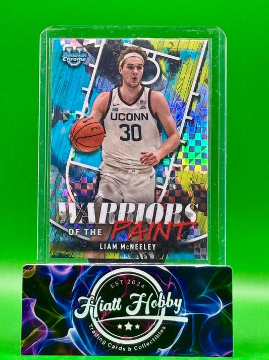 2024-25 Bowman U Chrome - Liam McNeeley - Warriors of the Paint X-Fractor