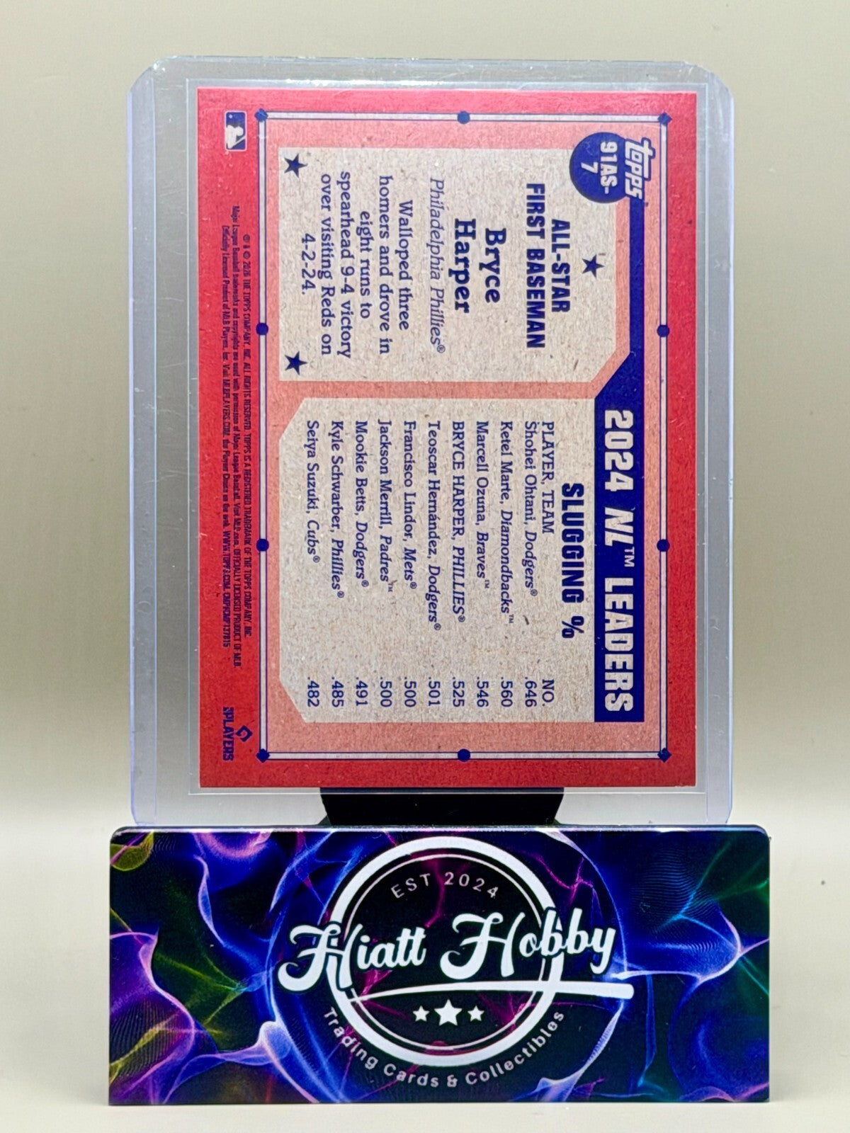 2026 Topps - #91ASC-7 Bryce Harper - 35th Anniversary All-Stars - Crackle