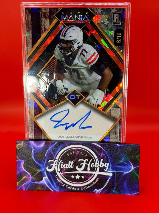 2024 Wild Card Auto Mania - Jordan Morgan #AMAD-JM - Cracked Ice Auto /10