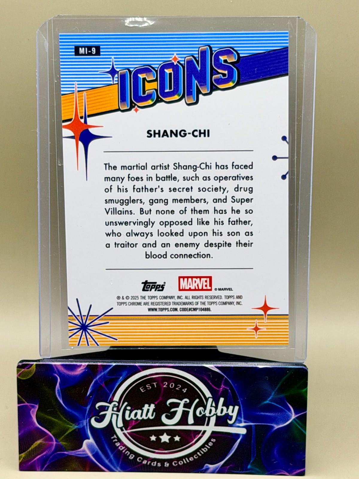 2025 Topps Chrome Marvel Comics - Shang-Chi #MI-9 - Marvel Icons