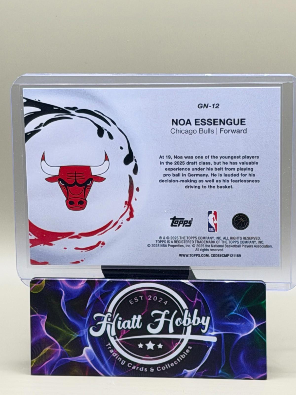 2025-26 Topps Basketball - Noa Essengue #GN-12 - Generation Now (RC)