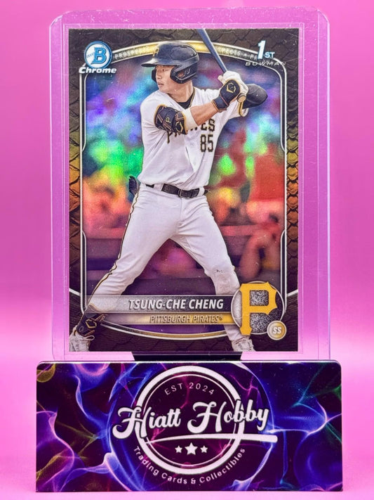 2025 Bowman - Chrome Prospects Tsung-Che Cheng #BCP-95 Reptilian Refractor (RC)