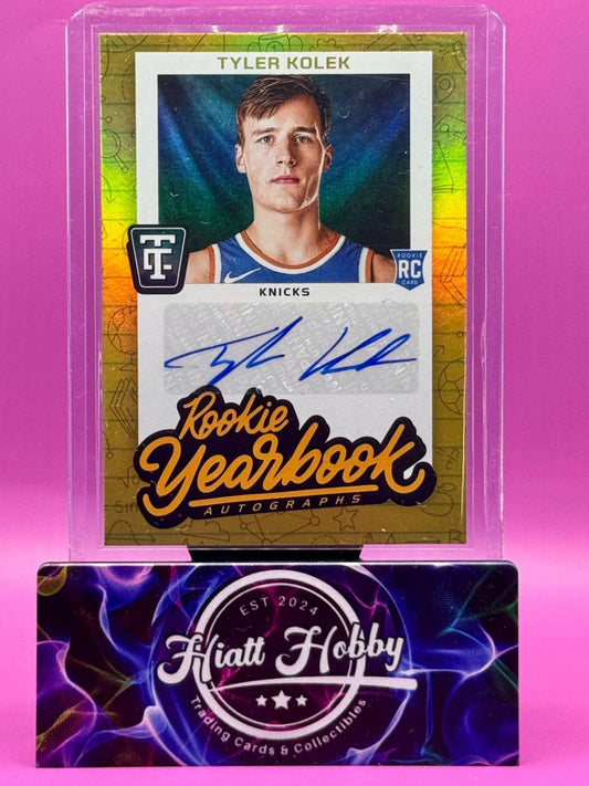 2024-25 Panini Total Certified - Tyler Kolek #RYA-KOL - Gold Auto /10 (AU, RC)