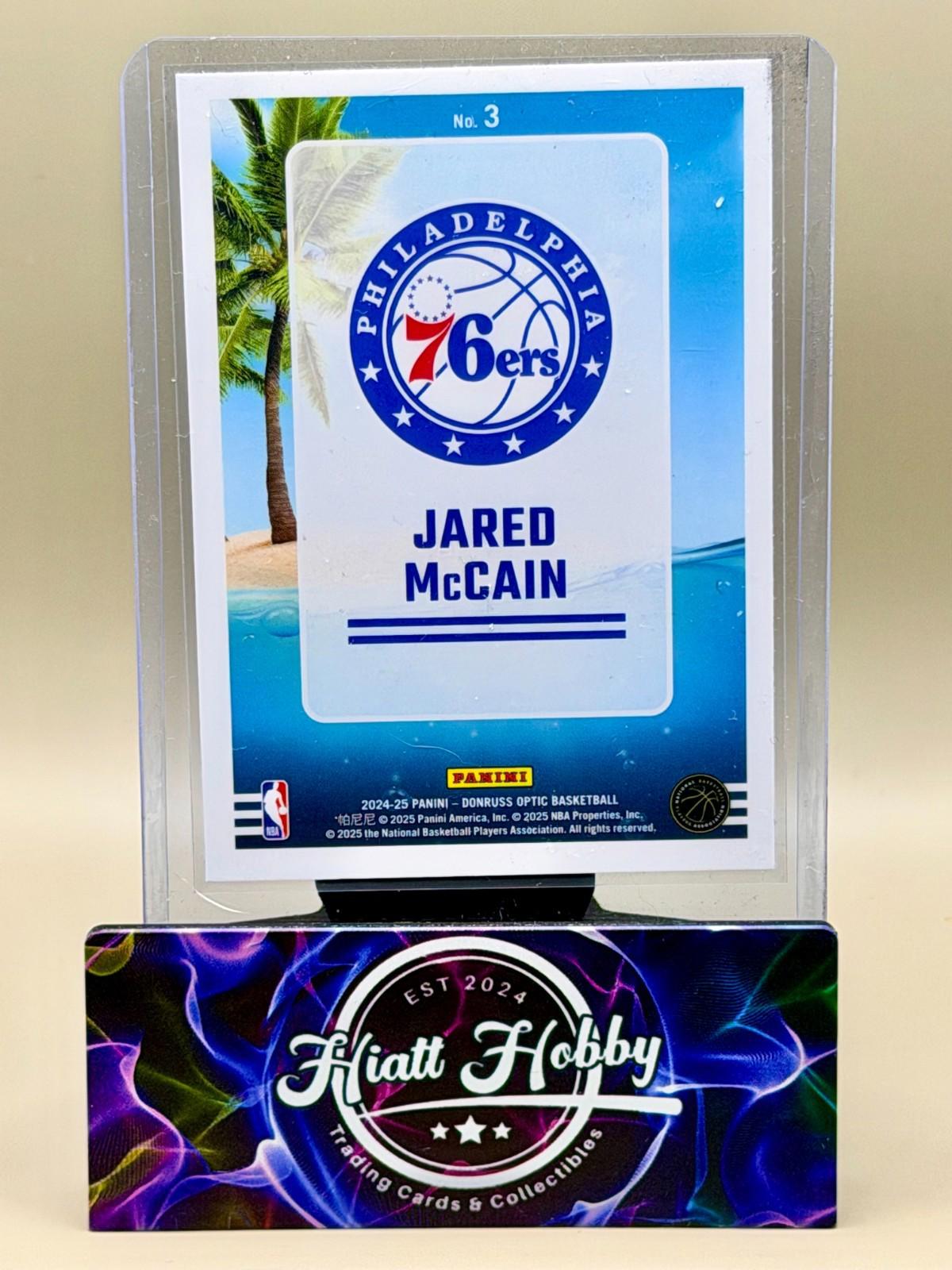 2024-25 Panini Donruss Optic - Jared McCain #3 - Splash (RC)