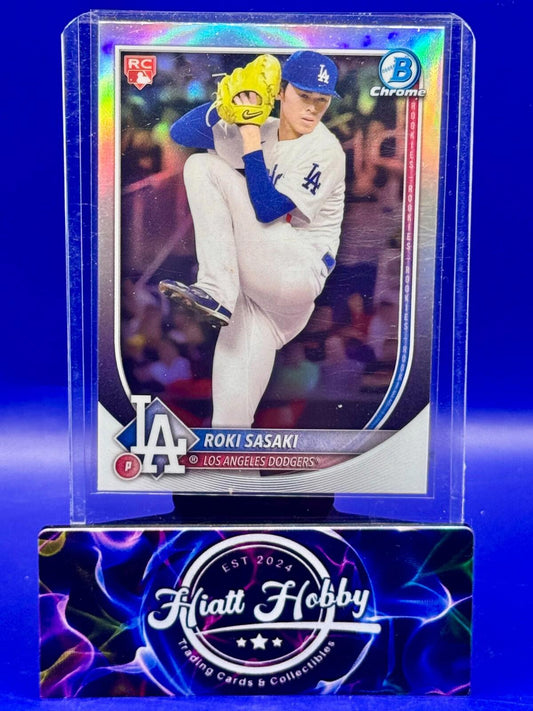 2025 Bowman Chrome - Roki Sasaki #12 - Red Rookie Redemption (RC)