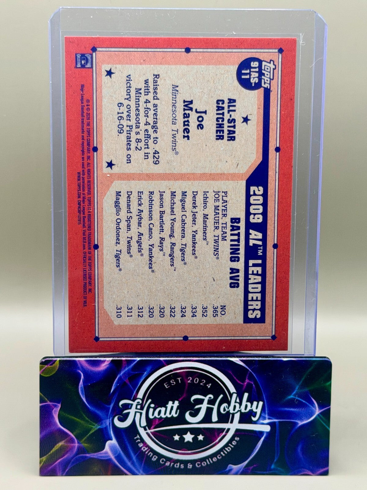 2026 Topps Series 2 - #91AS-11 Joe Mauer - 35th Anniversary All Star - Pink