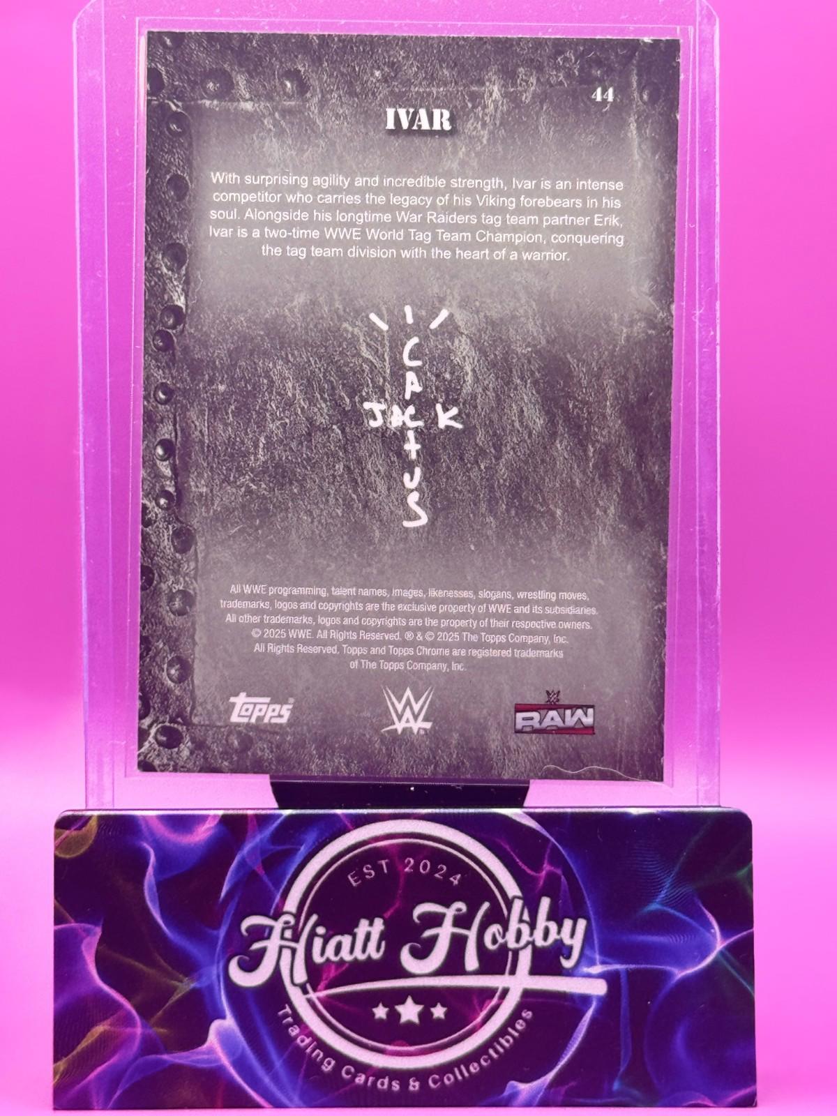 2025 Topps Chrome Cactus Jack WWE - Ivar #44
