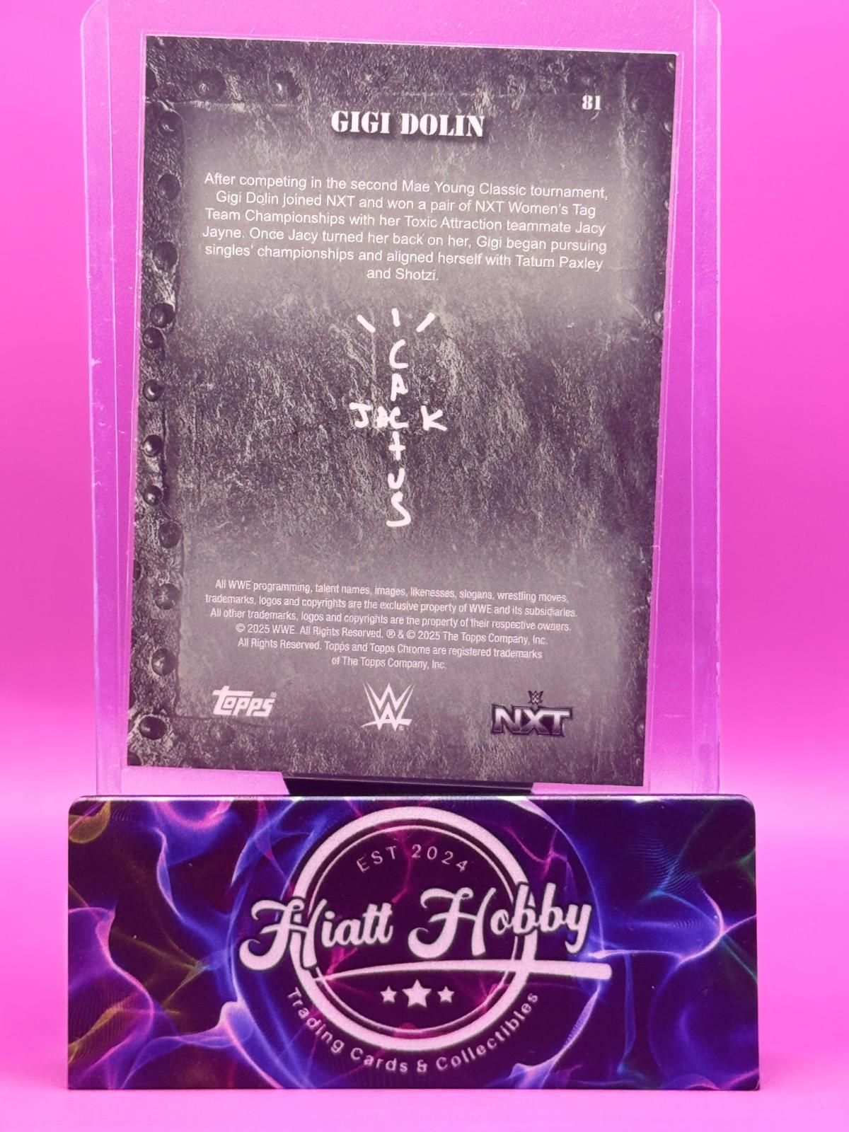 2025 Topps Chrome Cactus Jack WWE - Gigi Dolin #81