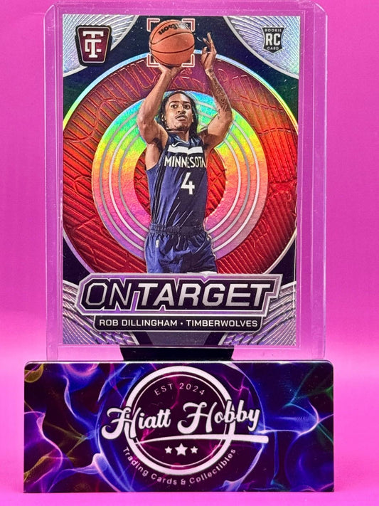 2024-25 Panini Totally Certified - On Target Robert Dillingham #1 (RC) - Mirror