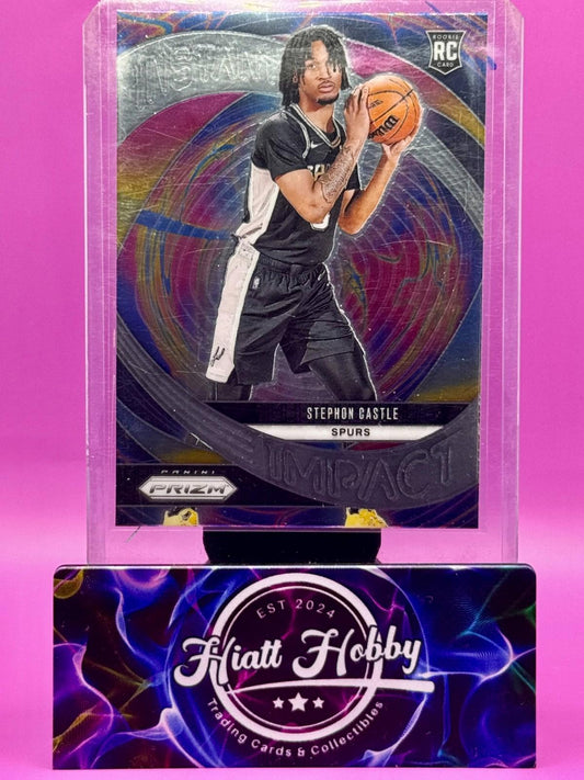 2024-25 Panini Prizm - Instant Impact Stephon Castle #4 (RC)