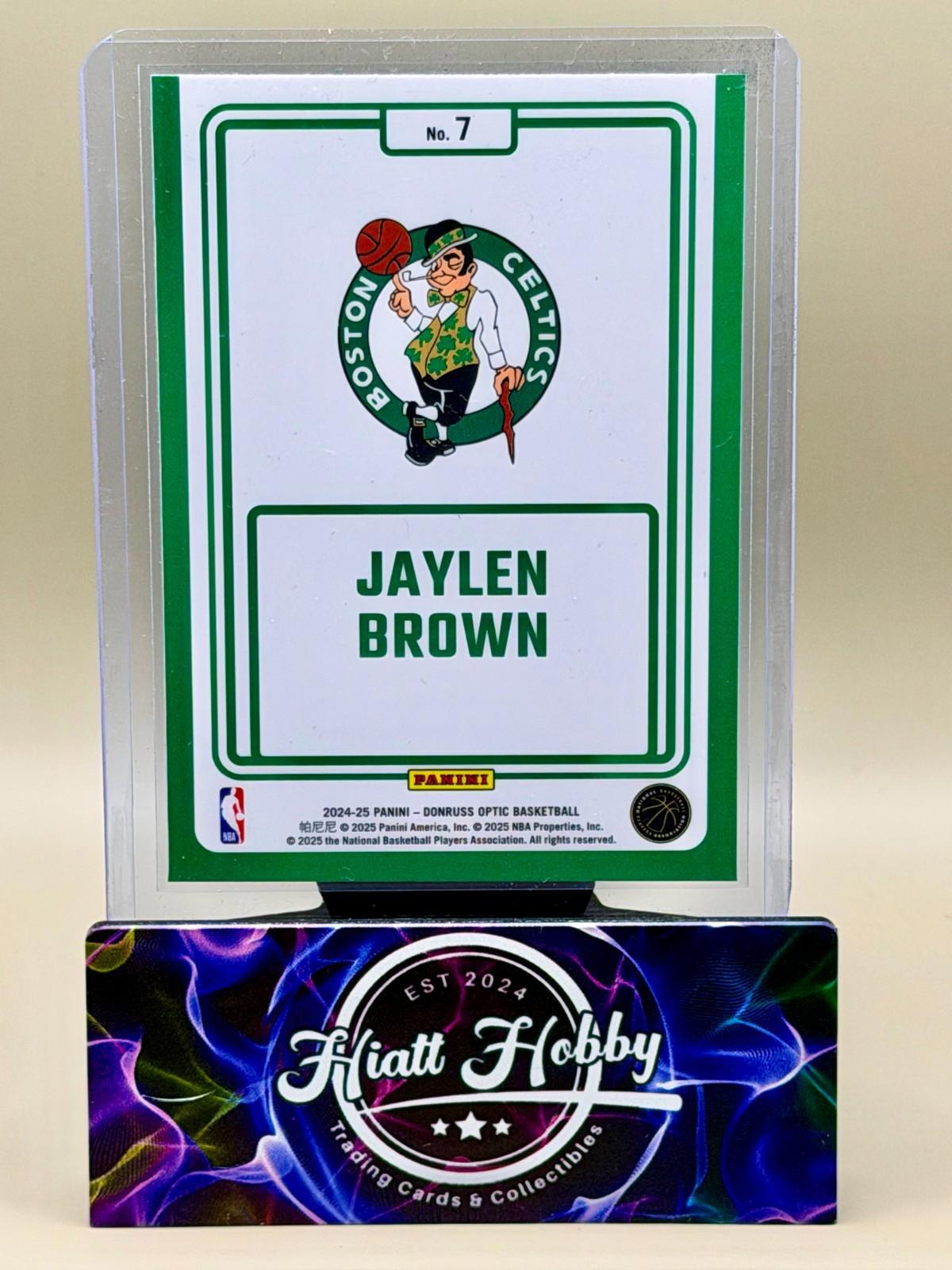 2024-25 Panini Donruss Optic - Jaylen Brown #7 - Winner Stays