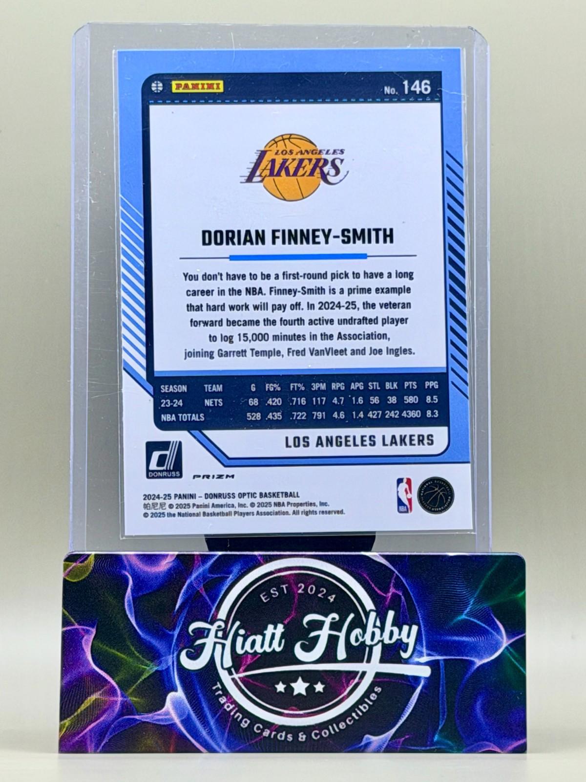 2024-25 Panini Donruss Optic - Dorian Finney-Smith #146 - Purple Prizm