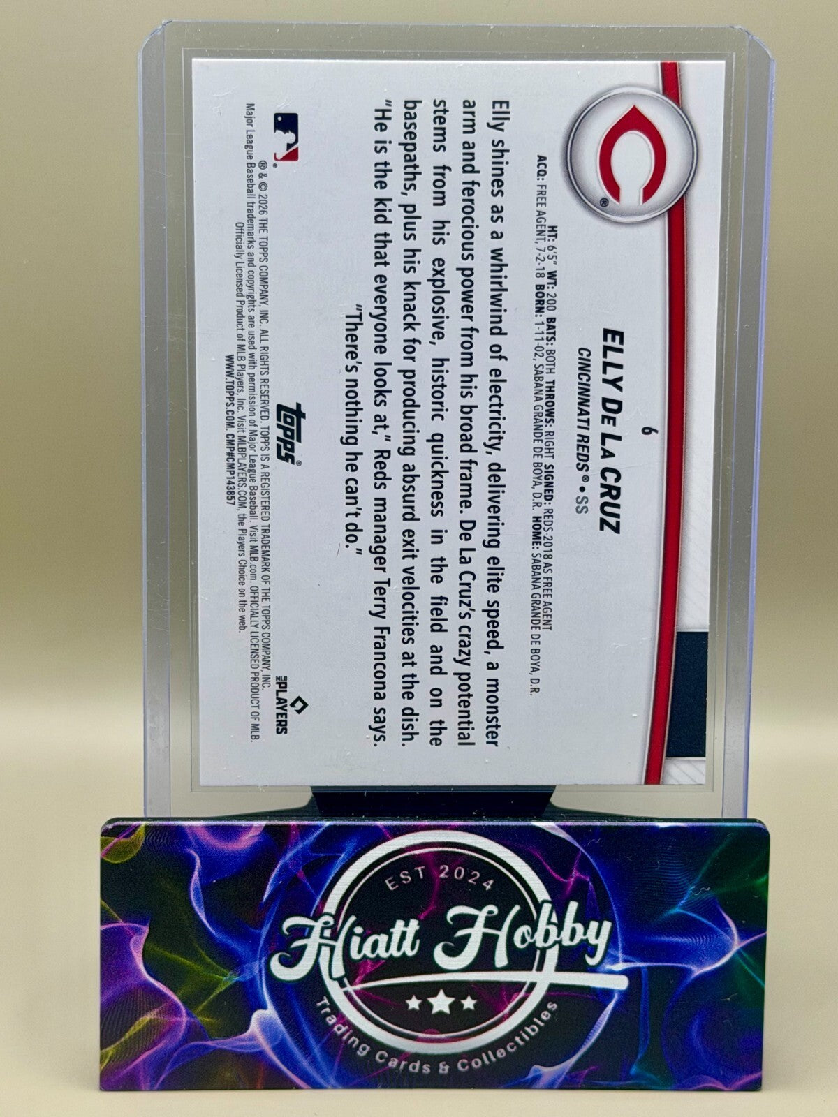 2026 Topps Series 2 Flagship Collection - #6 Elly De La Cruz