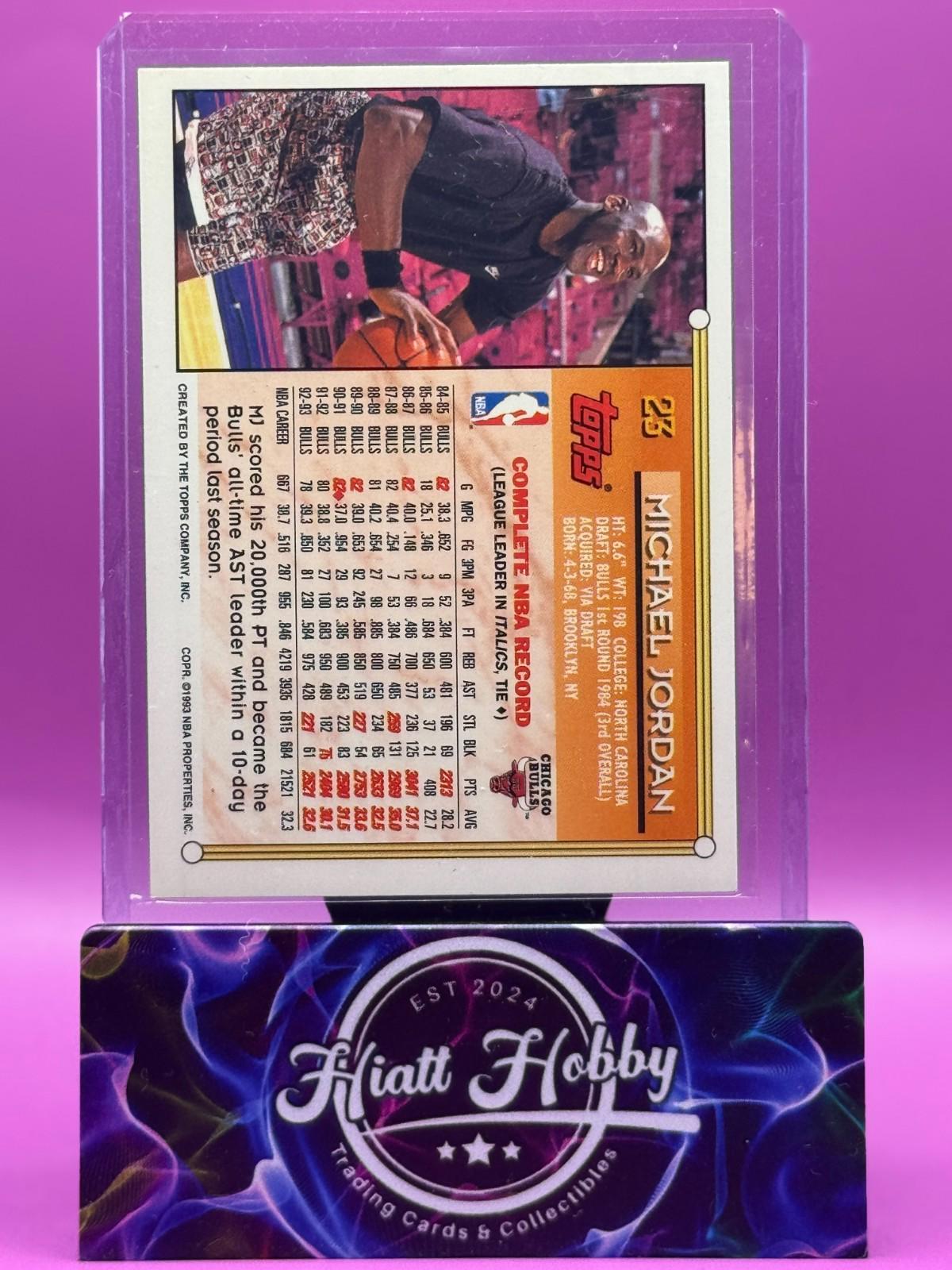1993 Topps Basketball - Michael Jordan #23