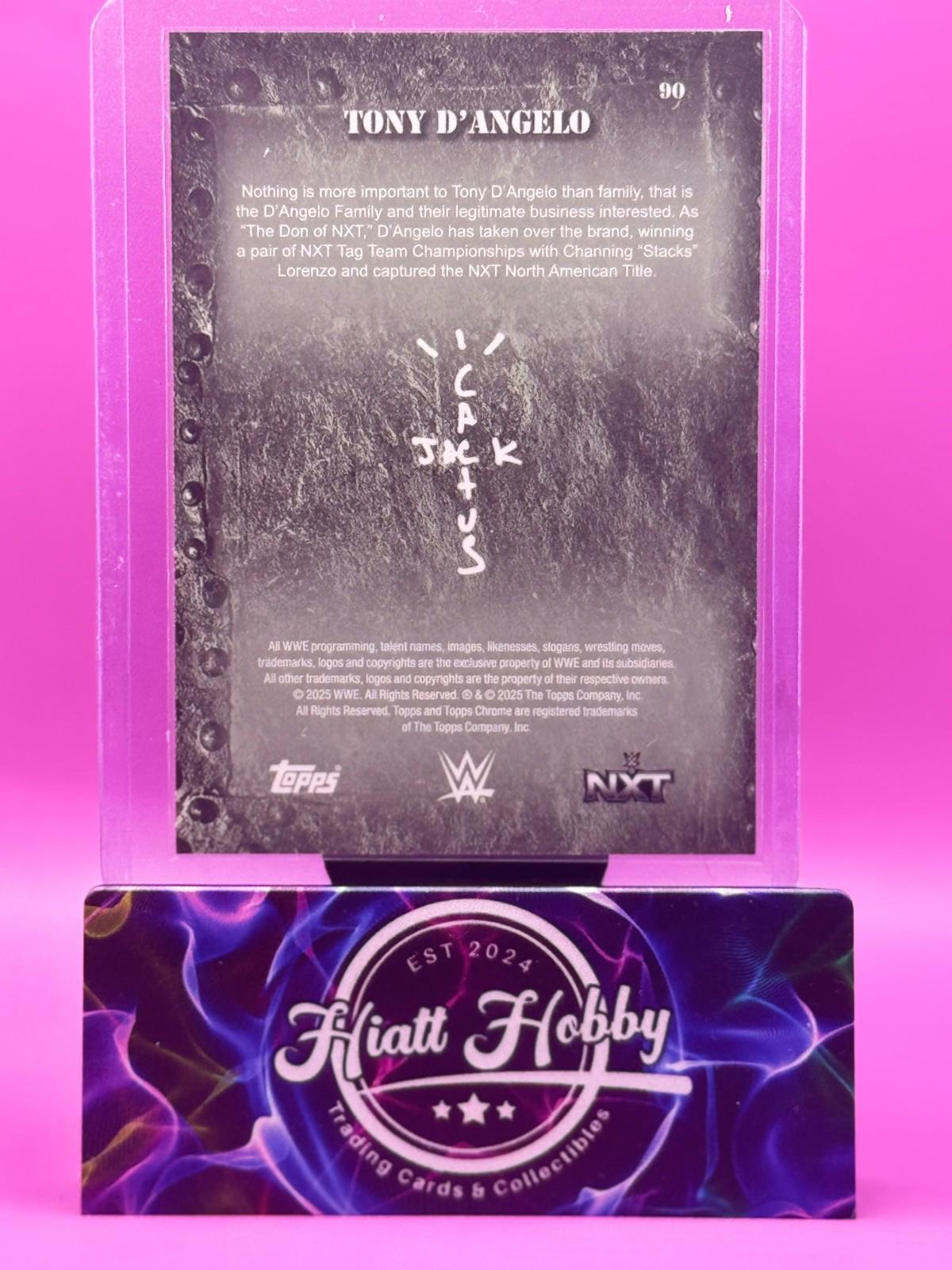 2025 Topps Chrome Cactus Jack WWE - Tony D'Angelo #90