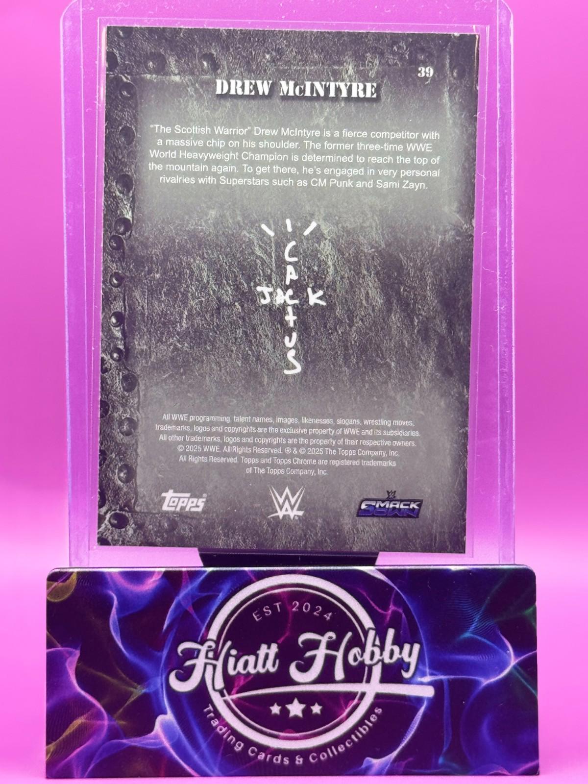 2025 Topps Chrome Cactus Jack WWE - Drew McIntyre #39