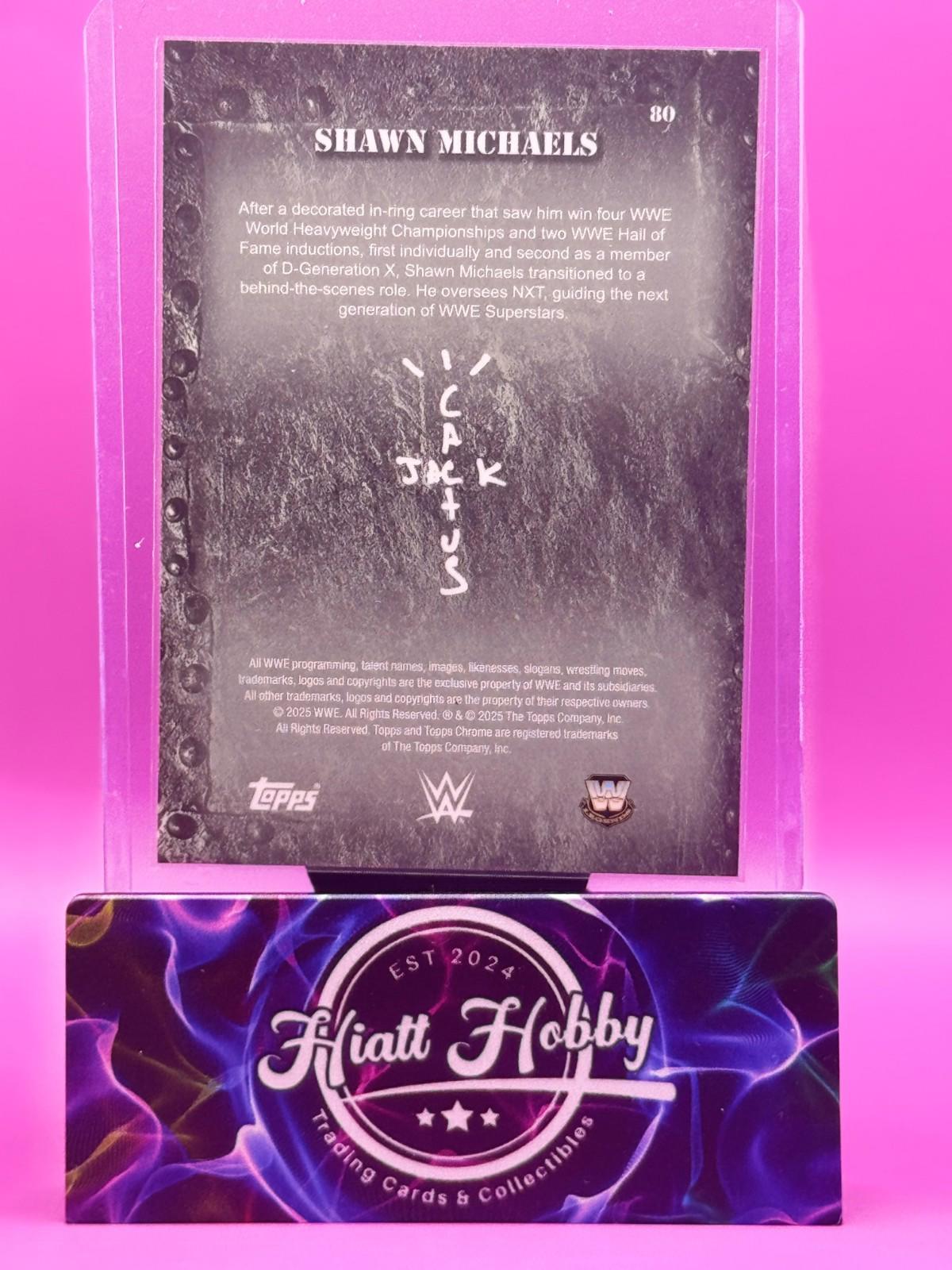 2025 Topps Chrome Cactus Jack WWE - Shawn Michaels #80