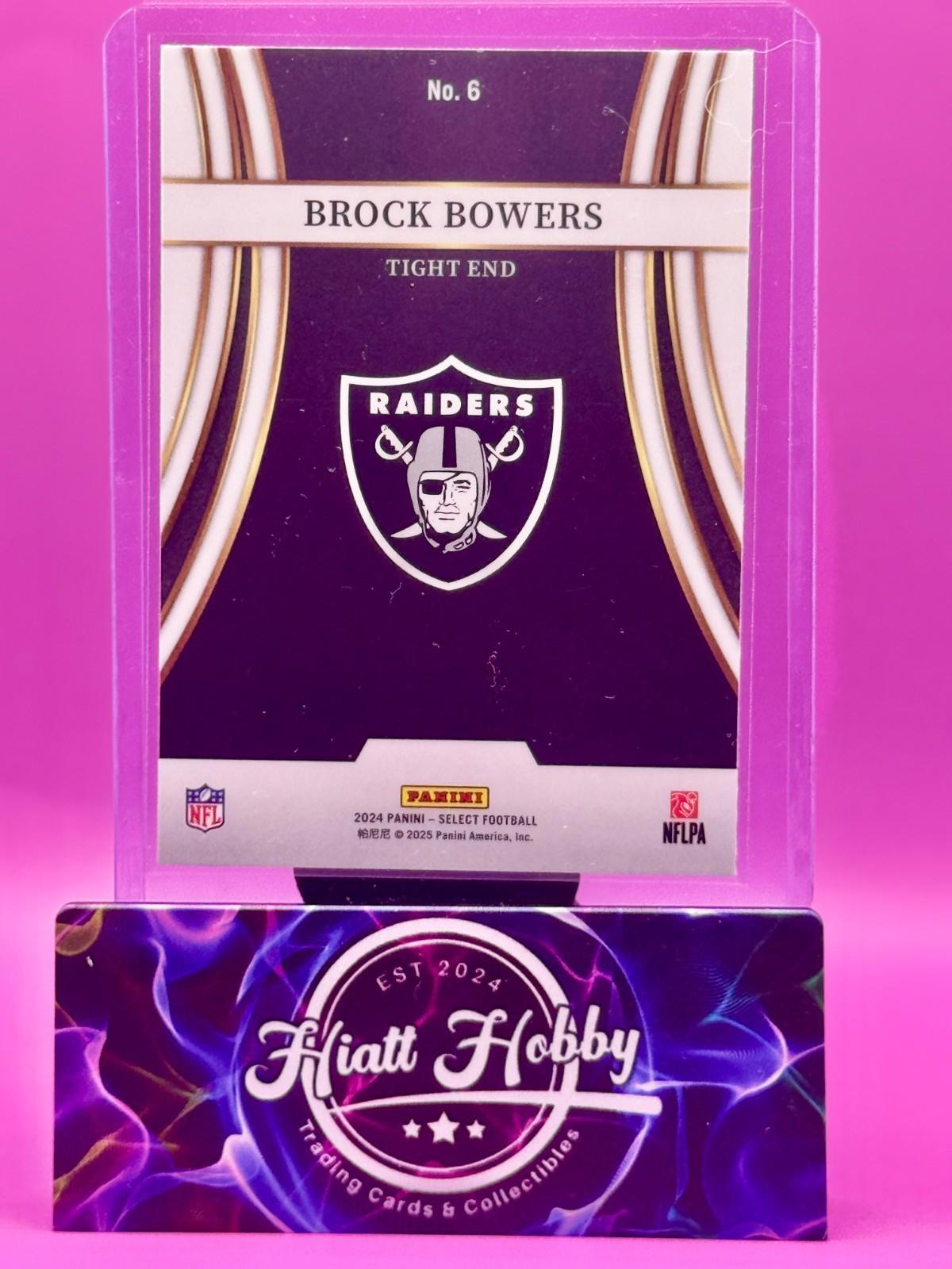 2024 Panini Select - Brock Bowers #6 - Turbocharged (RC)