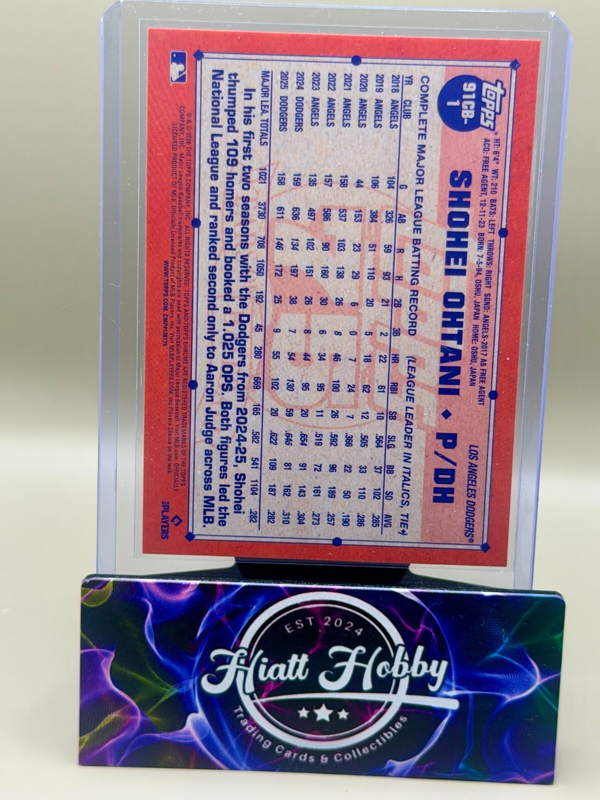 2026 Topps Chrome - #91CB-1 Shohei Ohtani - 35th Anniversary