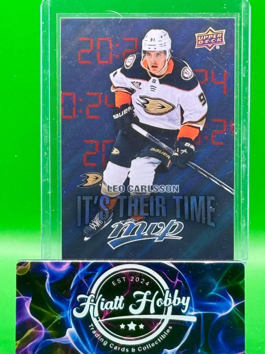 2024-25 Upper Deck MVP Hockey - Leo Carlsson #IT-23 - It's Their Time