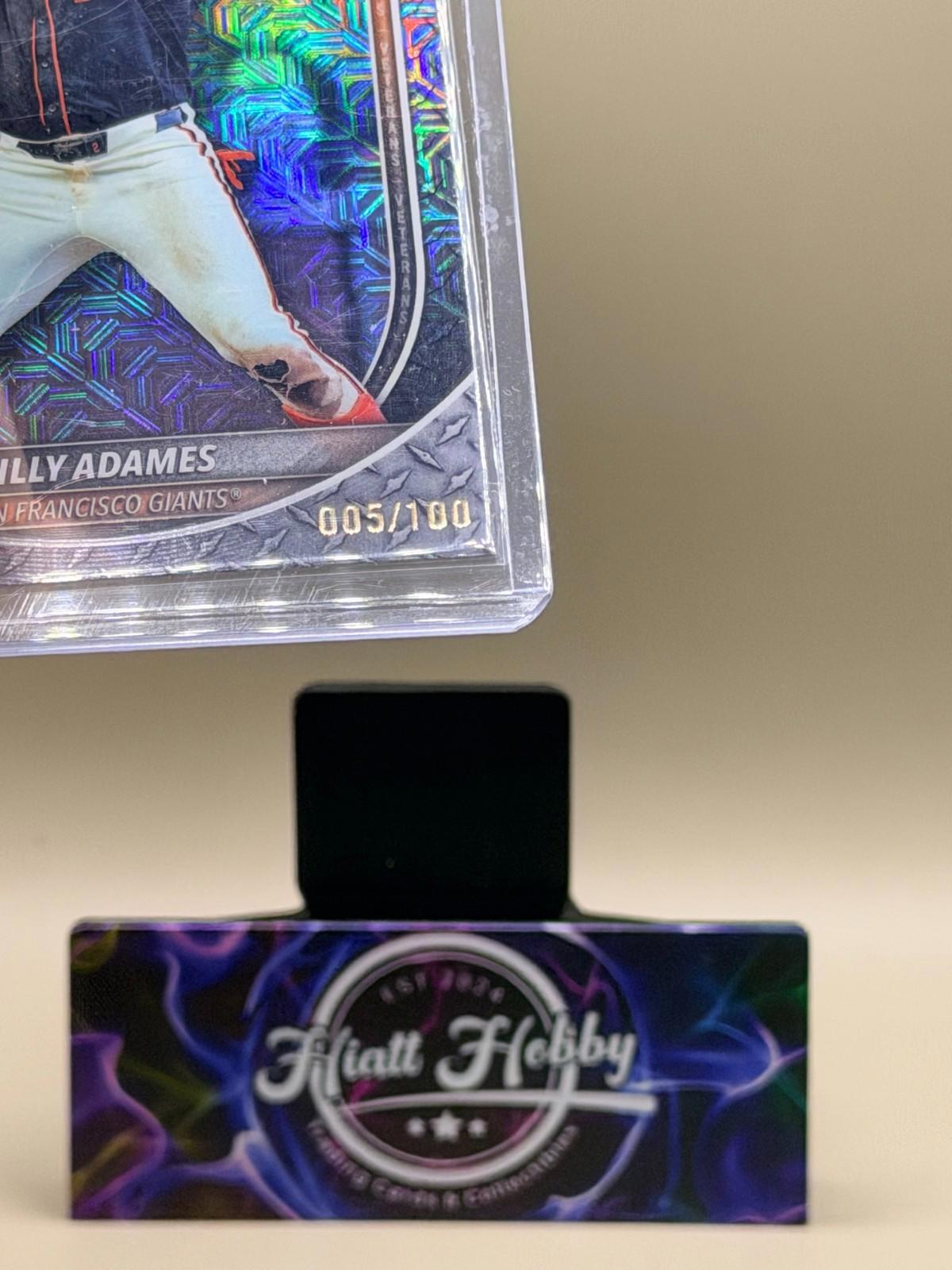 2025 Bowman Chrome - Willy Adames #14 - Steel Mojo /100