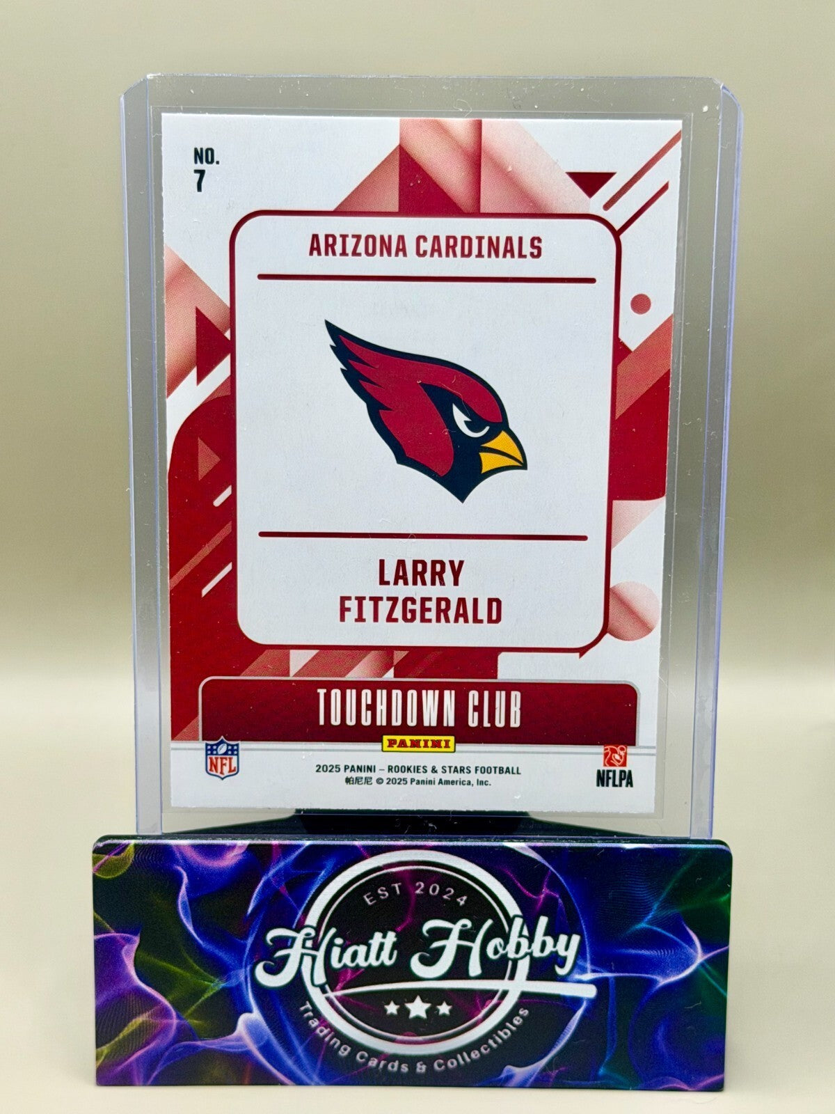 2025 Panini Rookies and Stars - #7 Larry Fitzgerald - Touchdown Club - Preferred