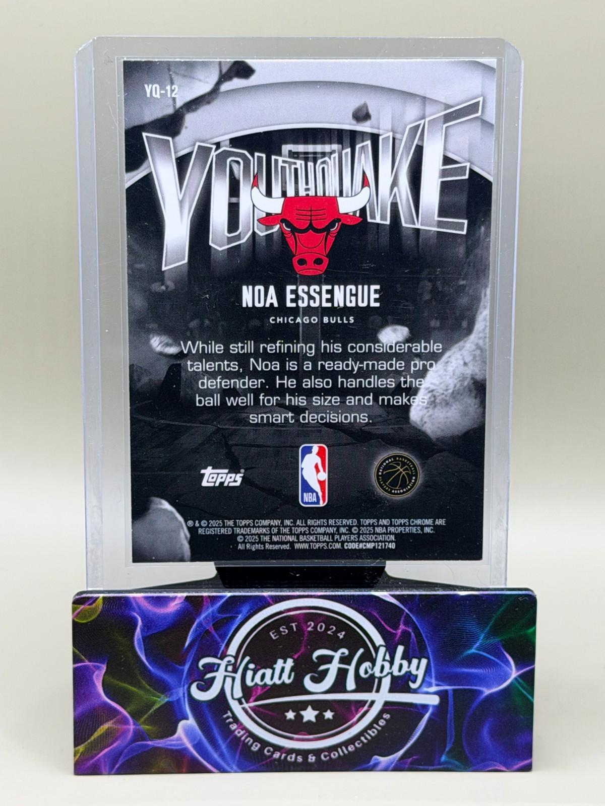 2025-26 Topps Chrome - Noa Essengue #YG-12 - Youthquake (RC)