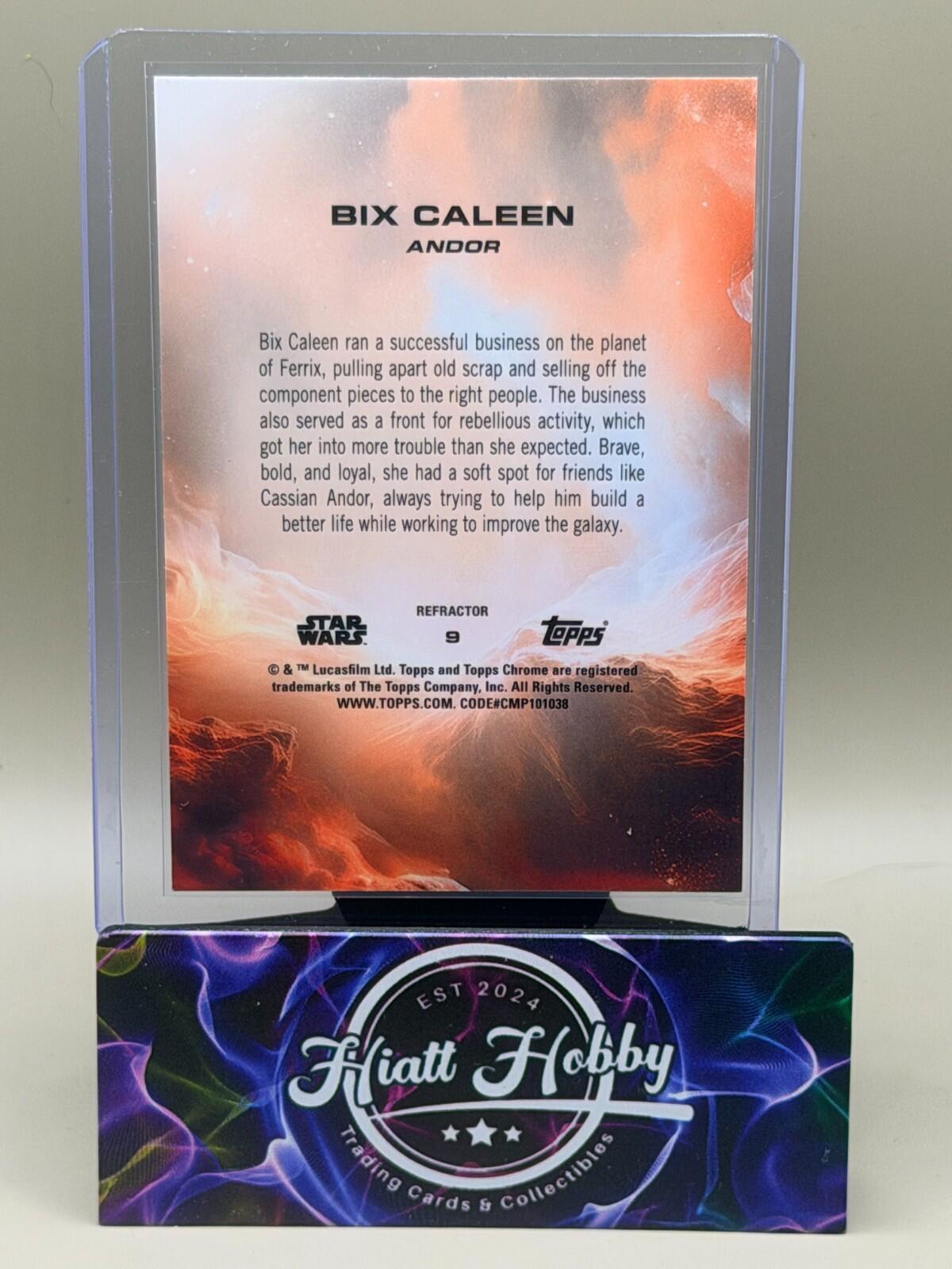 2025 Topps Chrome Star Wars - #9 Bix Caleen - Refractor