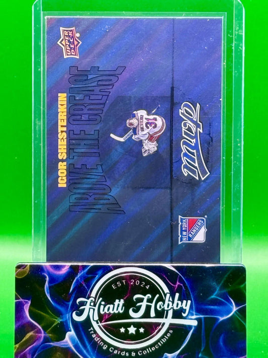 2024-25 Upper Deck MVP Hockey - Igor Shesterkin #AC-20 - Above the Crease