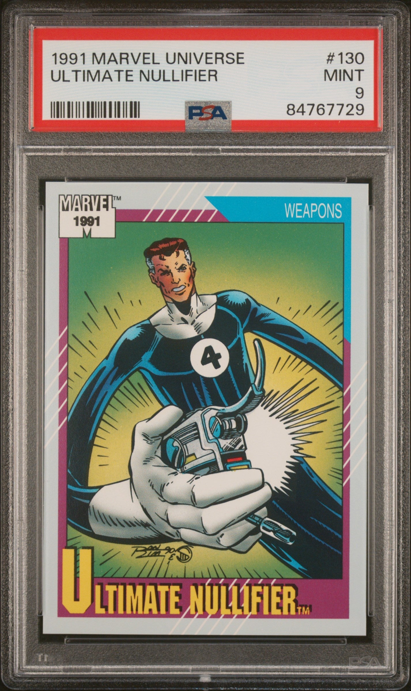 1991 MARVEL UNIVERSE ULTIMATE NULLIFIER #130 - PSA 9