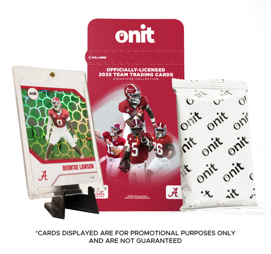 University of Alabama Football 2025 Trading Cards - Single Pack