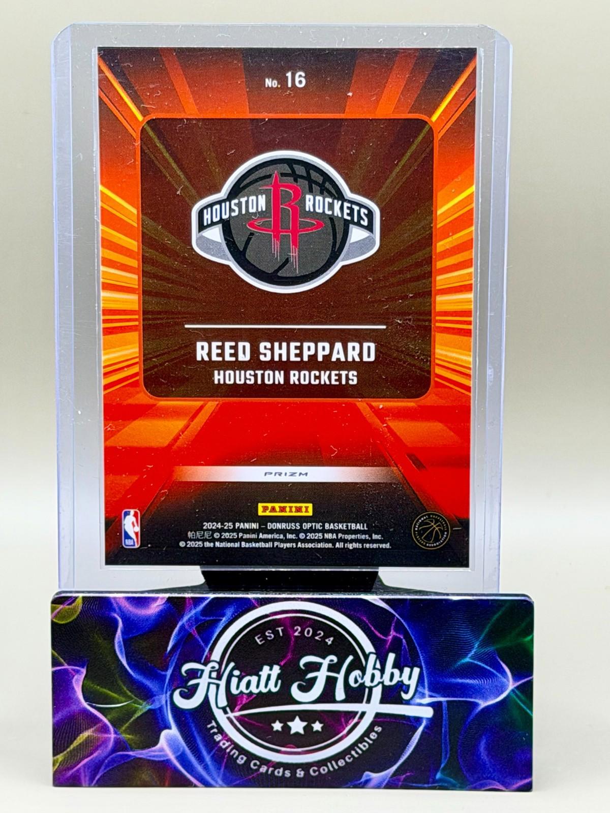 2024-25 Panini Donruss Optic - Reed Sheppard #16 Express Lane Purple Prizm (RC)