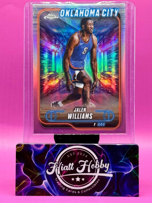 2024-25 Topps Chrome - Jalen Williams #63 Pink Refractor