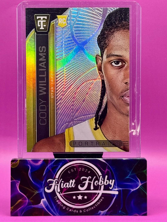 2024-25 Panini Totally Certified - Portraits Cody Williams #13 (RC) - Mirror