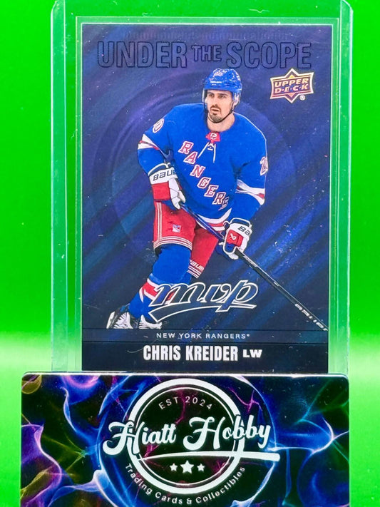 2024-25 Upper Deck MVP Hockey - Chris Kreider #US-29 - Under the Scope