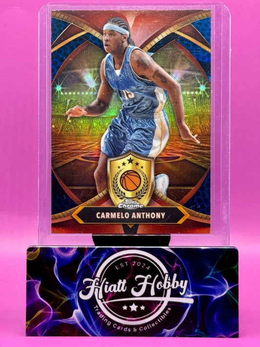 2024-25 Topps Chrome - Carmelo Anthony #BOD-19 - Ball of Duty - Blue Ball Refrac