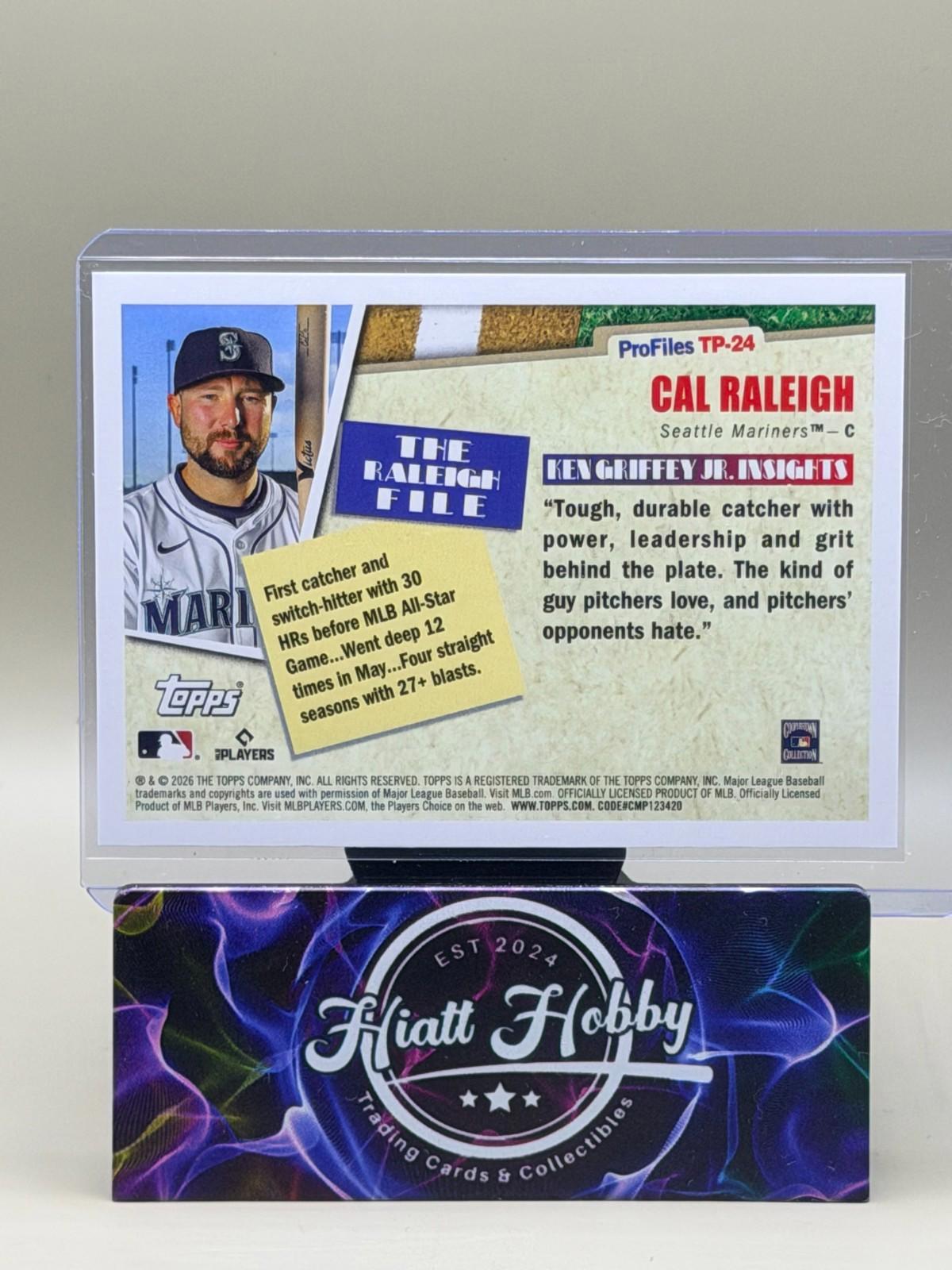 2026 Topps Series 1 #TP-24 Cal Raleigh - ProFiles