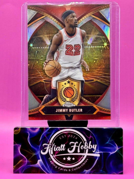 2024-25 Topps Chrome - Jimmy Butler #BOD-15 - Ball of Duty - Refractor
