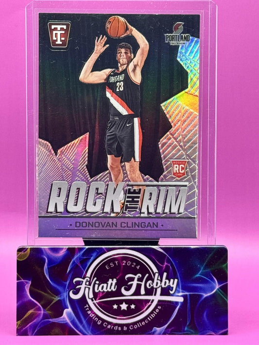 2024-25 Panini Totally Certified - Rock the Rim Donovan Clingan #11 Mirror (RC)