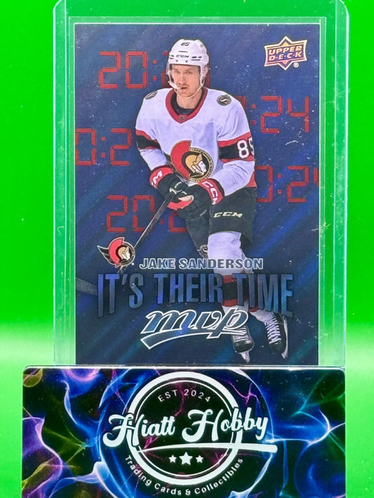 2024-25 Upper Deck MVP Hockey - Jake Sanderson #IT-14 - It's Their Time