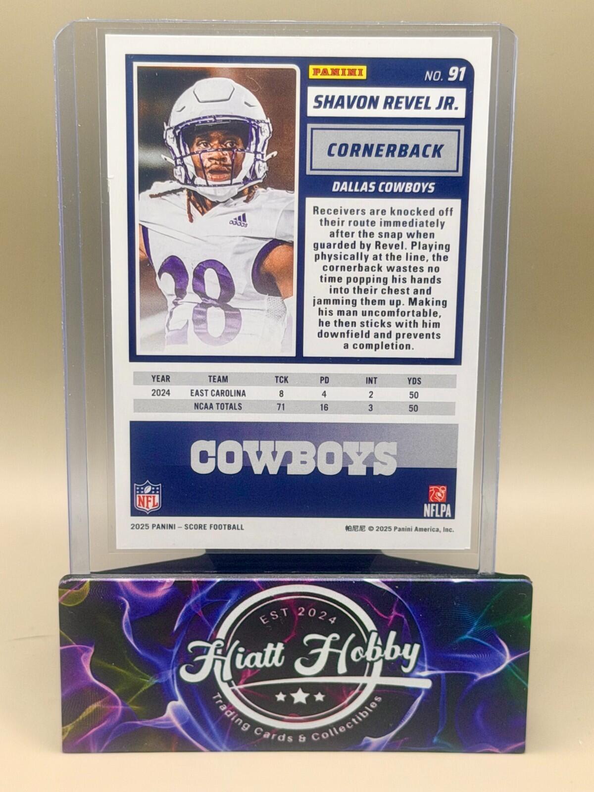 2025 Panini Score - #91 Shavon Revel Jr (RC)