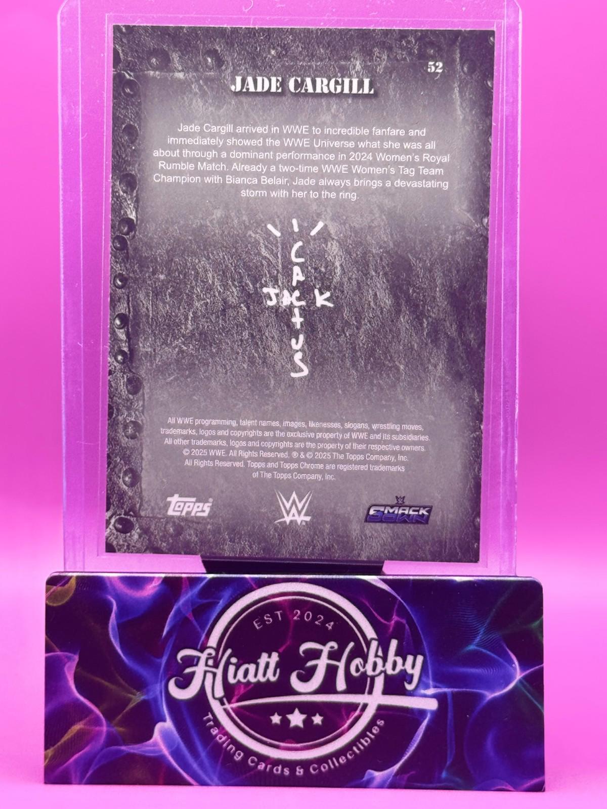 2025 Topps Chrome Cactus Jack WWE - Jade Cargill #52