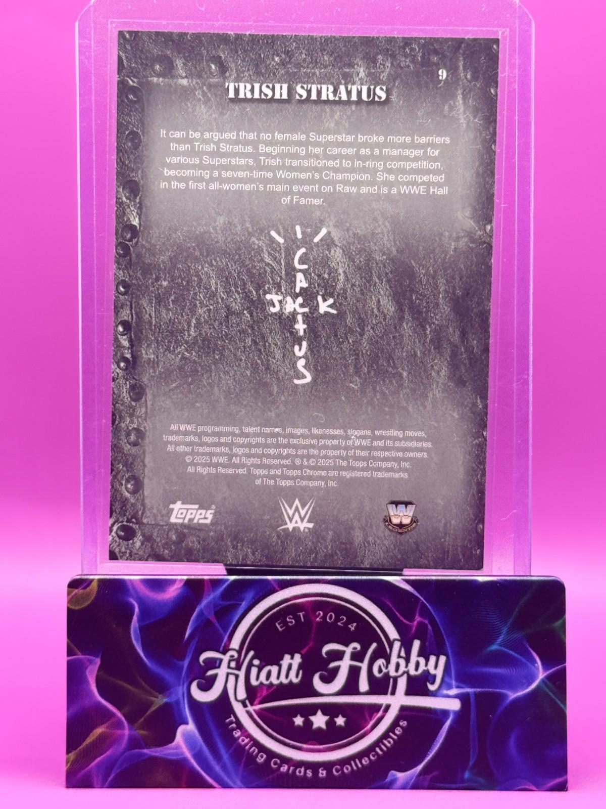 2025 Topps Chrome Cactus Jack WWE - Trish Stratus #9