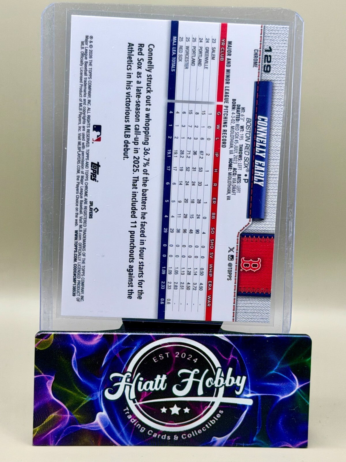 2026 Topps Chrome - #129 Connelly Early - X-Fractor (RC)