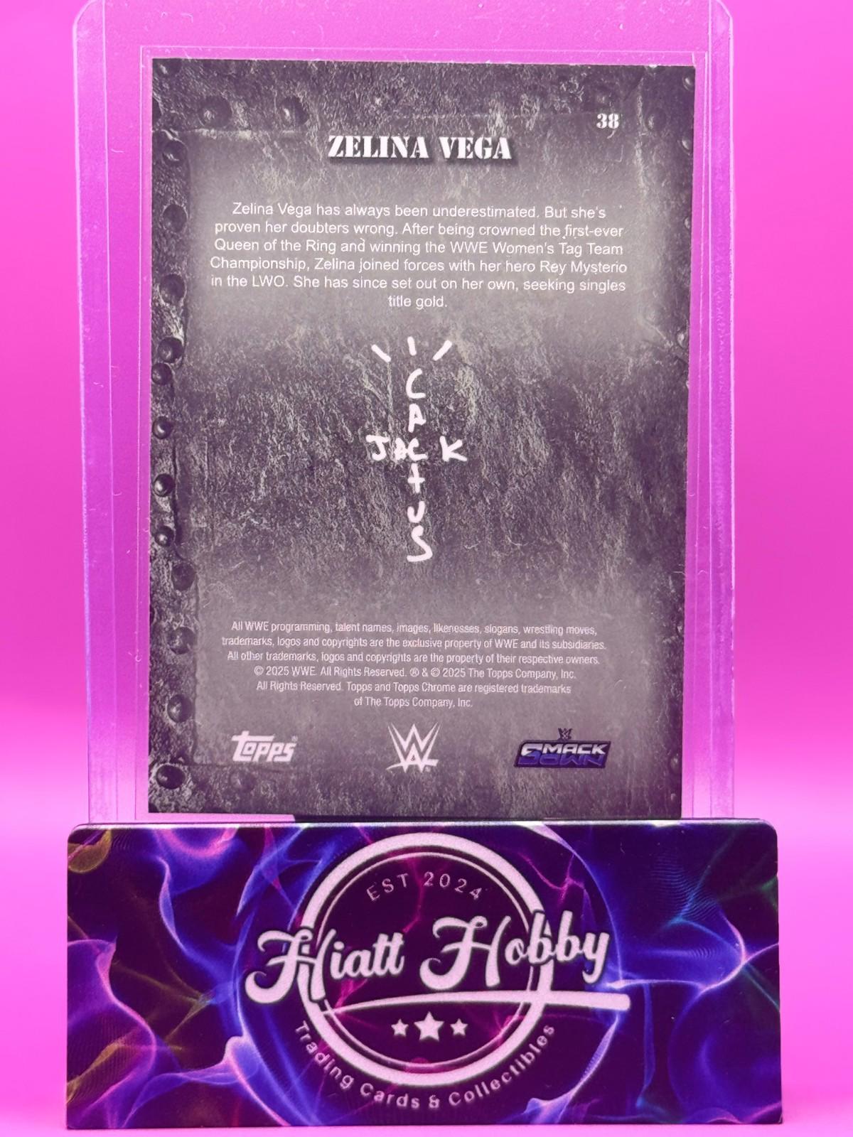 2025 Topps Chrome Cactus Jack WWE - Zelina Vega #38