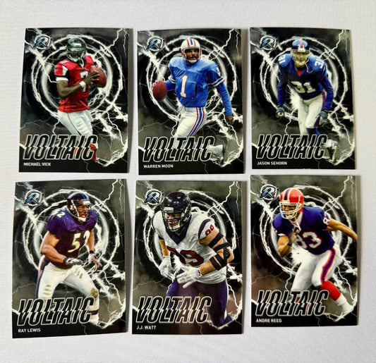 2023 Topps Composite Football Topps Resurgence Voltaic Inserts - LOT of 6